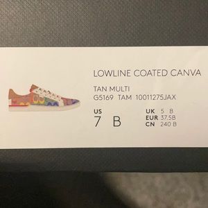 COACH PRIDE COLLECTION Tennis shoes BRAND NEW
